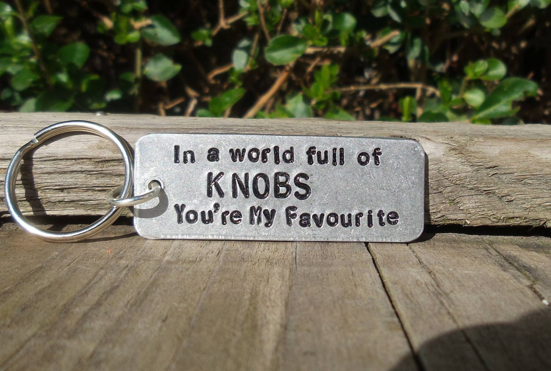 Lustiger "Du Bist Mein Lieblingsknopf' Schlüsselanhänger Neuheit Geschenk Personalisierter Handgefertigter Schlüsselanhänger Weihnachten von CoolKeyrings