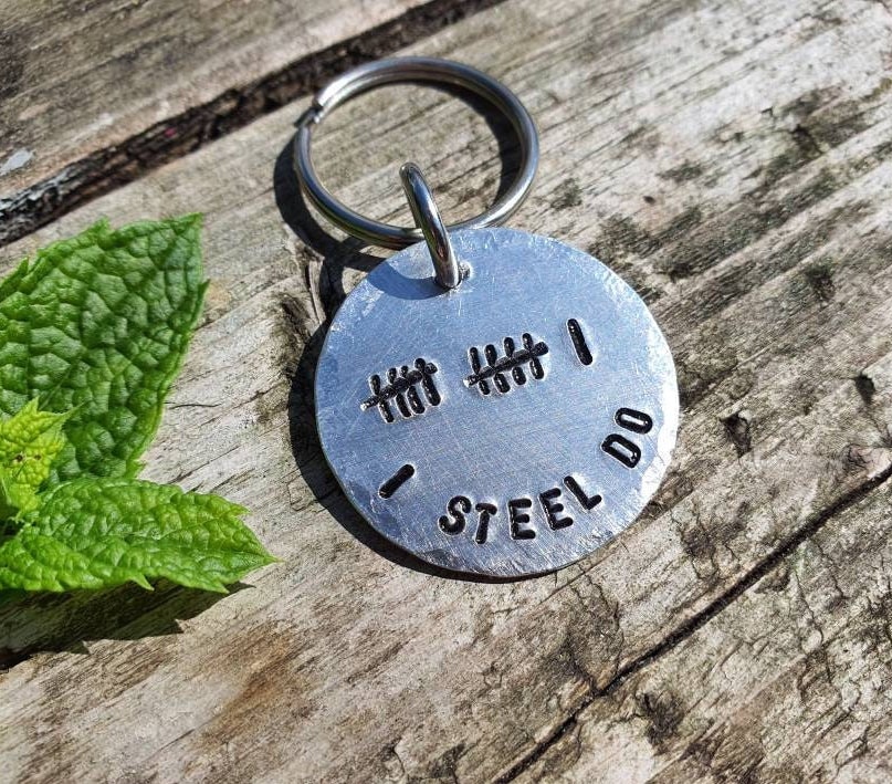 Tally Mark 11 I Steel Do Schlüsselanhänger 11. Hochzeitstag Geschenke Für Männer Ihr Personalisiertes Geschenk Ehemann Frau Keychain Liebespaar von CoolKeyrings