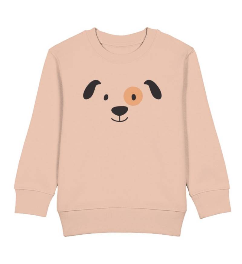 Cartoon Hunde Gesicht - Kinder Pullover Sweatshirt Bio Baumwolle Hochwertig Langlebig Mini Changer 2.0 St/St Sh von CoolKidsBeWild