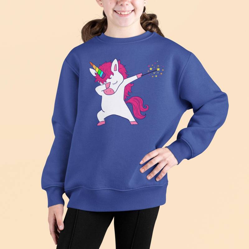 Einhorn Magic - Kinder Pullover Sweatshirt Bio Baumwolle Hochwertig Langlebig Mini Changer 2.0 St/St Sh von CoolKidsBeWild