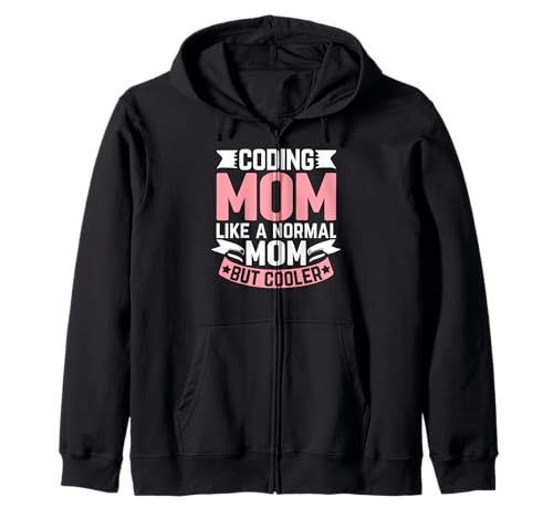 Mama programmieren wie eine normale coole Mutter Kapuzenjacke von CoolMomCreations