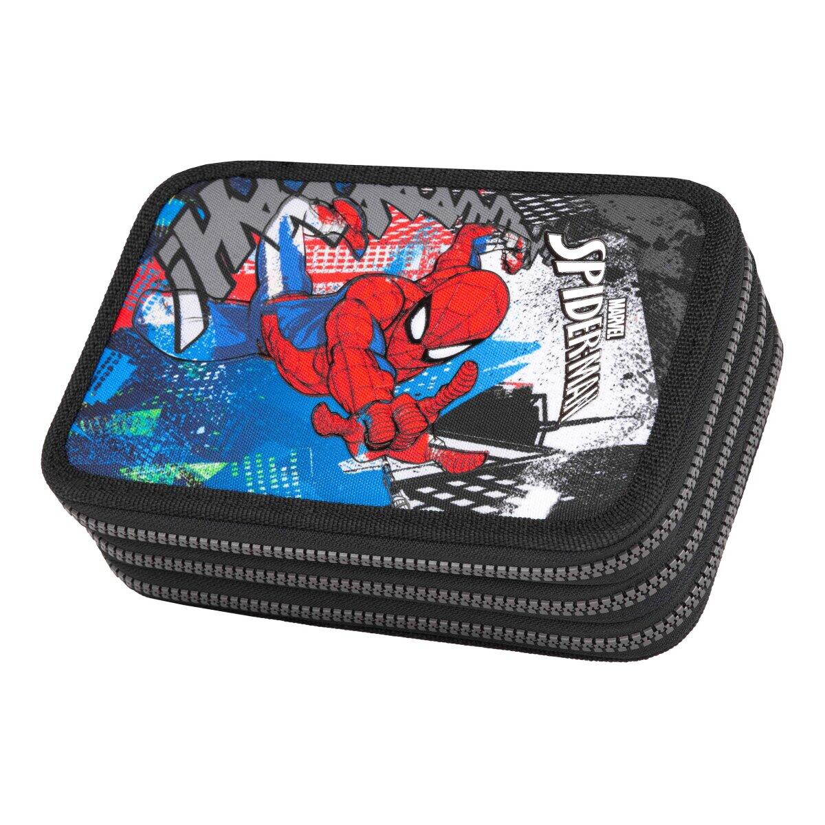 CoolPack - Etui gefüllt, mit 3 RV MARVEL-SPIDER MAN -Kollektion 2024 von CoolPack