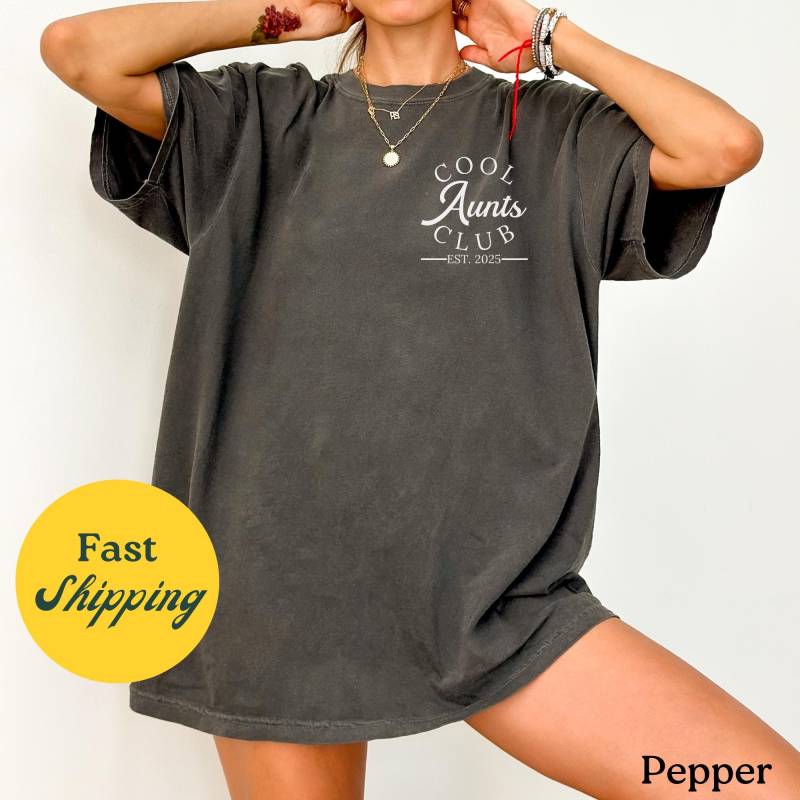 Personalisierte Tante Sweatshirt, Cool Aunts Club, Aunt Lustiges Geschenk Für Tanten, Schwester & Werdende von CoolParentCollective