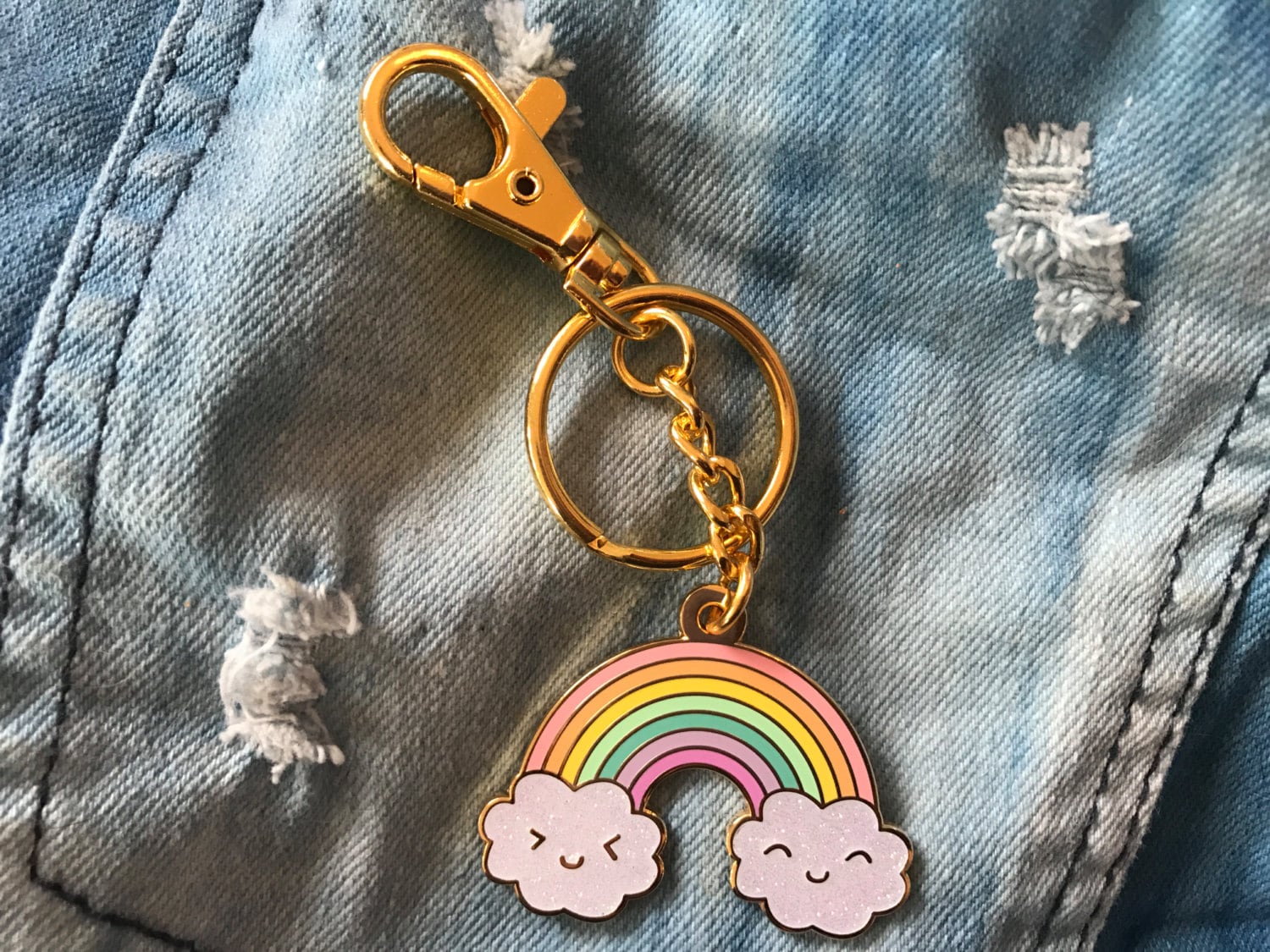 Jumbo Happy Rainbow Tasche Charme Schlüsselanhänger Jumbo Happy Rainbow Tasche Charme Schlüsselanhänger von CoolQueenCollective