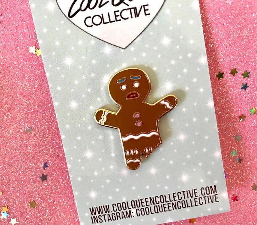 Lebkuchenmann Emaille Pin Lebkuchenmann Emaille Pin von CoolQueenCollective