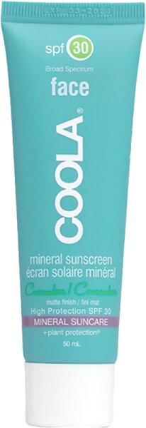 Coola Mineral Face Moisturizer SPF 30 Matte Finish Cucumber 50 ml von Coola