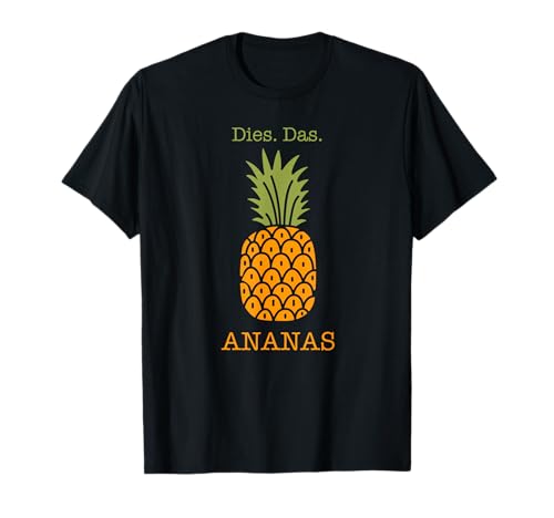 Coole Ananas Deko T-Shirt für Männer und Frauen, Schwarz, S, Klassische Passform, Kurzarm, Unisex Coole Ananas Deko T-Shirt für Männer und Frauen, Schwarz, S, Klassische Passform, Kurzarm, Unisex von Coole Ananas Deko Geschenke für Frauen