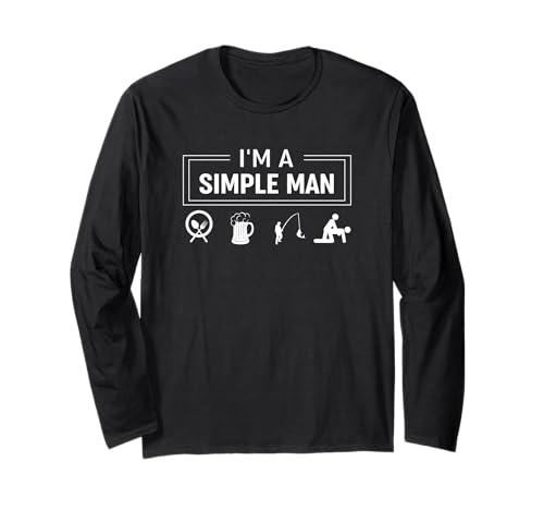 Lustiges Männer Angler Angeln Essen Bier Fischen Geschenk Langarmshirt Lustiges Männer Angler Angeln Essen Bier Fischen Geschenk Langarmshirt von Coole Angeln Angel Fischen Bier Essen Kleider
