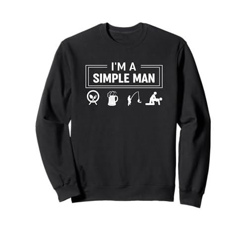 Lustiges Männer Angler Angeln Essen Bier Fischen Geschenk Sweatshirt Lustiges Männer Angler Angeln Essen Bier Fischen Geschenk Sweatshirt von Coole Angeln Angel Fischen Bier Essen Kleider
