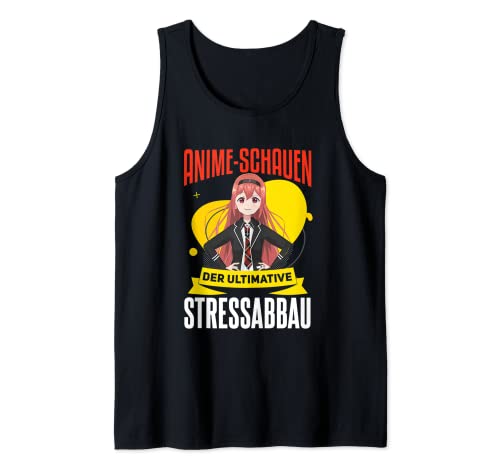 Witziges Anime Manga Mädchen Spruch Design Tank Top von Coole Anime Sprüche und Geschenkideen