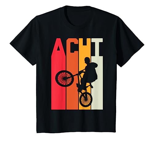 Kinder 8. Geburtstag Geschenk Jungs Kinder Vintage BMX Fahrer Fan T-Shirt von Coole BMX Geburtstags Geschenke für Jungen Kinder