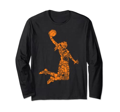 Basketball Basketballerin Mädchen Damen Langarmshirt von Coole Basketball Geschenke