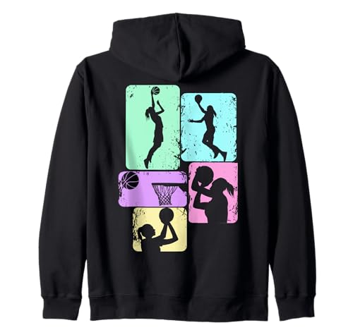 Basketball Basketballerin Mädchen Kinder Damen Kapuzenjacke von Coole Basketball Geschenke