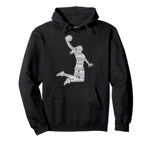 Basketball Mädchen Basketballerin Damen Kinder Pullover Hoodie von Coole Basketball Geschenke