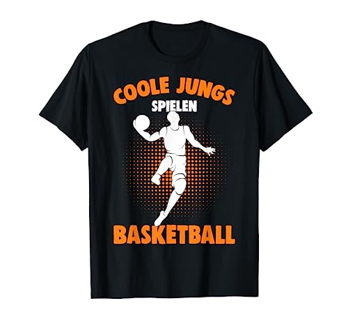 Coole Jungs spielen Basketball Basketballer Kinder Jungen T-Shirt von Coole Basketball Geschenke