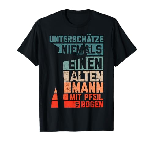 Bogenschießen Bogensport Bogenschütze Pfeil Männer Geschenk T-Shirt von Coole Bogenschiessen Langbogen Bogenschützen Sport