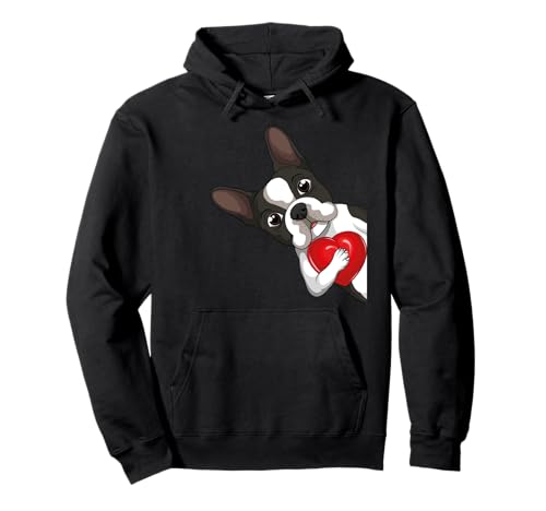 Boston Terrier Hunde Damen Kinder Pullover Hoodie Boston Terrier Hunde Damen Kinder Pullover Hoodie von Coole Boston Terrier Designs & Geschenke