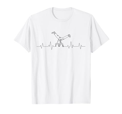 Breakdance Herzschlag Breakdancer Breakdancing Kinder Jungen T-Shirt von Coole Breakdancer Geschenkideen