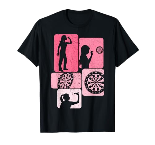 Dart Dartspielerin Darts Darter Damen T-Shirt Dart Dartspielerin Darts Darter Damen T-Shirt von Coole Dartsport Geschenke