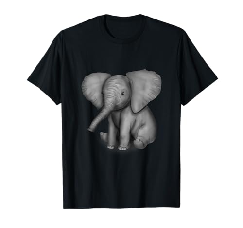 Baby Elefant Kleidung Bild Illustration Geschenk Elefanten T-Shirt von Coole Elefanten Kleidung