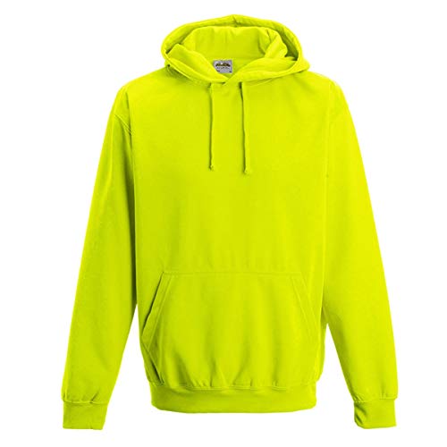 Coole-Fun-T-Shirts Herren Neon Sweatshirt mit Kapuze floureszierend, neongelb, M, 10811_neongelb_GR.M von Coole-Fun-T-Shirts