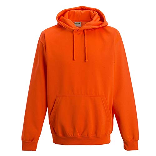 Coole-Fun-T-Shirts Herren Neon Sweatshirt mit Kapuze floureszierend, neonorange, L, 10811_neonorange_GR.L von Coole-Fun-T-Shirts