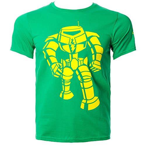 Coole-Fun-T-Shirts Herren T-Shirt Sheldon Robot Big Bang Theory!, Green-gelb, XL, BK104 von Coole-Fun-T-Shirts