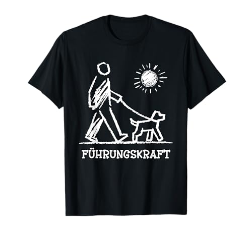 Führungskraft Lustige Hunde Sprüche Mit Aufdruck Männer Hund T-Shirt von Coole Geschenke Hundebesitzer Hund Und Herrchen