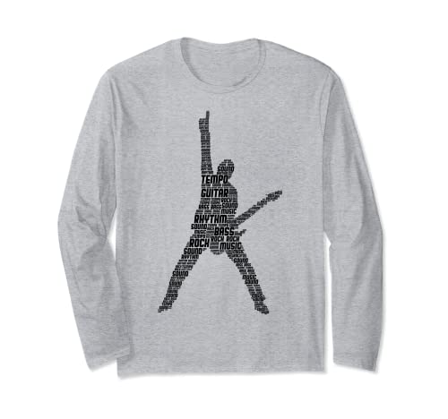 Gitarre Gitarrist E-Gitarre Jungen Kind Herren Langarmshirt von Coole Gitarrenspieler Geschenke
