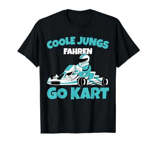Coole Jungs fahren Go Kart Rennkart Gokart Junge Kinder T-Shirt von Coole Go Kart & Kartsport Geschenke