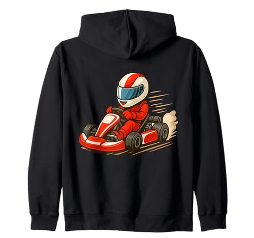 Go Kart Rennkart Kinder Jungen Gokart Kapuzenjacke von Coole Go Kart & Kartsport Geschenke