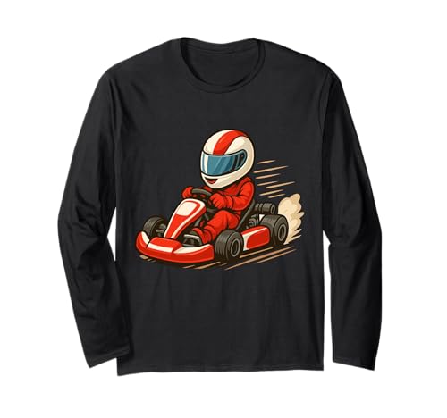 Go Kart Rennkart Kinder Jungen Gokart Langarmshirt von Coole Go Kart & Kartsport Geschenke