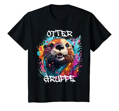 Kinder Cooler Otter für Ottergruppe Kita, Kindergarten T-Shirt Kinder Cooler Otter für Ottergruppe Kita, Kindergarten T-Shirt von Coole Gruppenshirts mit Maskottchen für Kitakinder