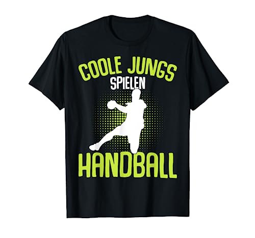 Coole Jungs spielen Handball Handballer Jungen Kinder T-Shirt von Coole Handballspieler & Handballer Zubehör