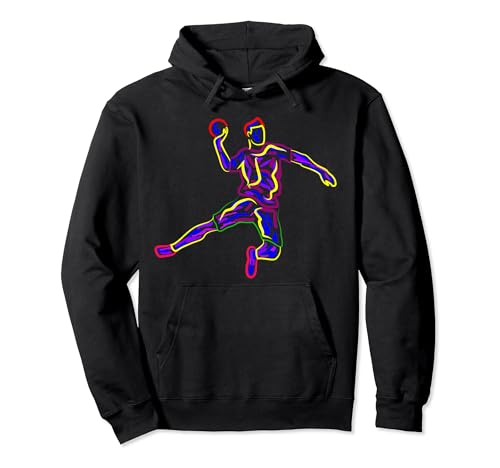 Handball Handballer Handballspieler Jungen Kinder Männer Pullover Hoodie von Coole Handballspieler & Handballer Zubehör