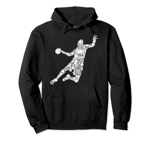 Handball Handballer Handballspieler Männer Kinder Jungen Pullover Hoodie von Coole Handballspieler & Handballer Zubehör