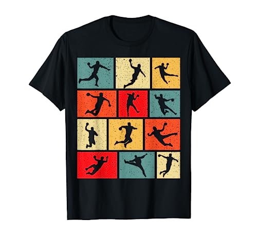 Handball Handballer Jungen Kinder Herren T-Shirt von Coole Handballspieler & Handballer Zubehör