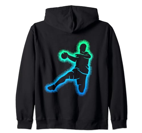 Handball Handballer Jungen Kinder Kapuzenjacke von Coole Handballspieler & Handballer Zubehör