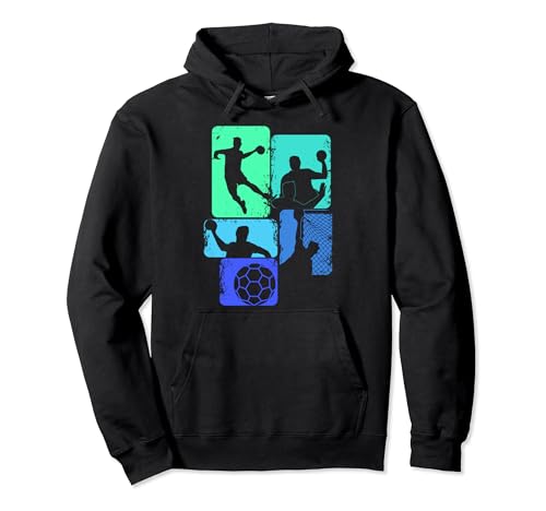 Handball Handballer Jungen Kinder Männer Pullover Hoodie von Coole Handballspieler & Handballer Zubehör