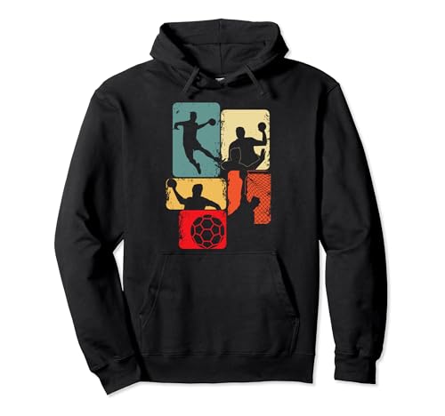 Handball Handballer Jungen Kinder Männer Pullover Hoodie von Coole Handballspieler & Handballer Zubehör