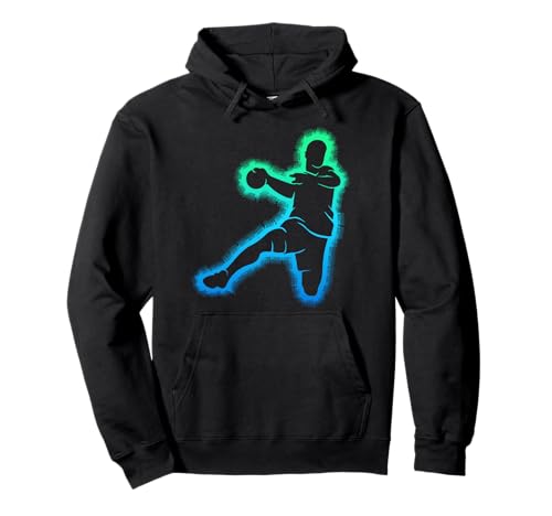 Handball Handballer Jungen Kinder Pullover Hoodie von Coole Handballspieler & Handballer Zubehör
