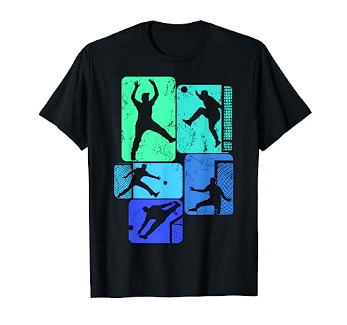Handball Torwart Handballer Jungen Kinder Männer T-Shirt von Coole Handballspieler & Handballer Zubehör