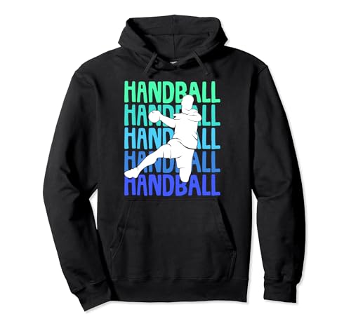 Handball Handballer Jungen Kinder Männer Pullover Hoodie von Coole Handballspielerin & Handballer Zubehör