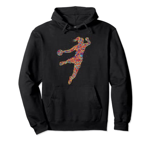 Handball Handballerin Handballspieler Frauen Mädchen Kinder Pullover Hoodie von Coole Handballspielerin & Handballer Zubehör