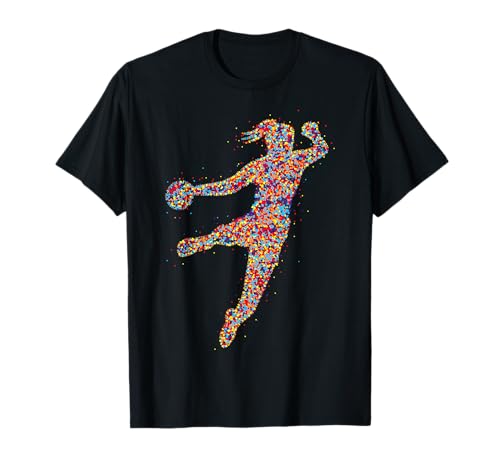 Handball Handballerin Handballspieler Frauen Mädchen Kinder T-Shirt von Coole Handballspielerin & Handballer Zubehör