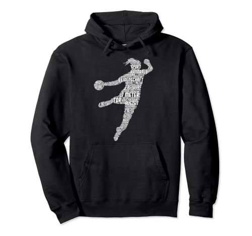 Handball Handballerin Handballspieler Mädchen Frauen Kinder Pullover Hoodie von Coole Handballspielerin & Handballer Zubehör