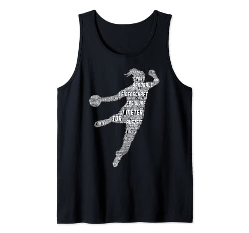 Handball Handballerin Handballspieler Mädchen Frauen Kinder Tank Top von Coole Handballspielerin & Handballer Zubehör