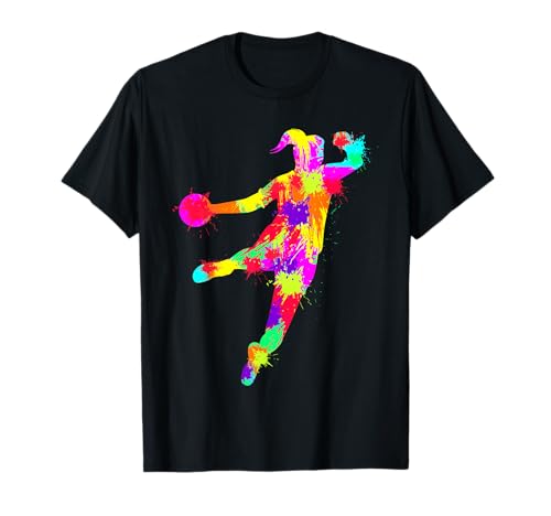 Handball Handballerin Handballspieler Mädchen Kinder T-Shirt von Coole Handballspielerin & Handballer Zubehör