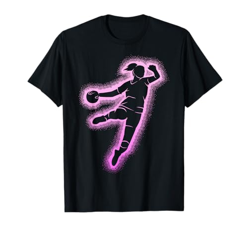Coole Handballspielerin & Handballer Zubehör Damen & Mädchen Schwarz Kurzarm T-Shirt S Klein Klassisch Polyester 100% Einfarbig Crew Neck Rundhals-Ausschnitt Klassisch Kinder T-Shirt von Coole Handballspielerin & Handballer Zubehör