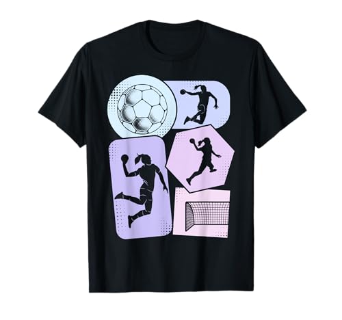 Handball Mädchen Handballerin Kinder Damen T-Shirt von Coole Handballspielerin & Handballer Zubehör